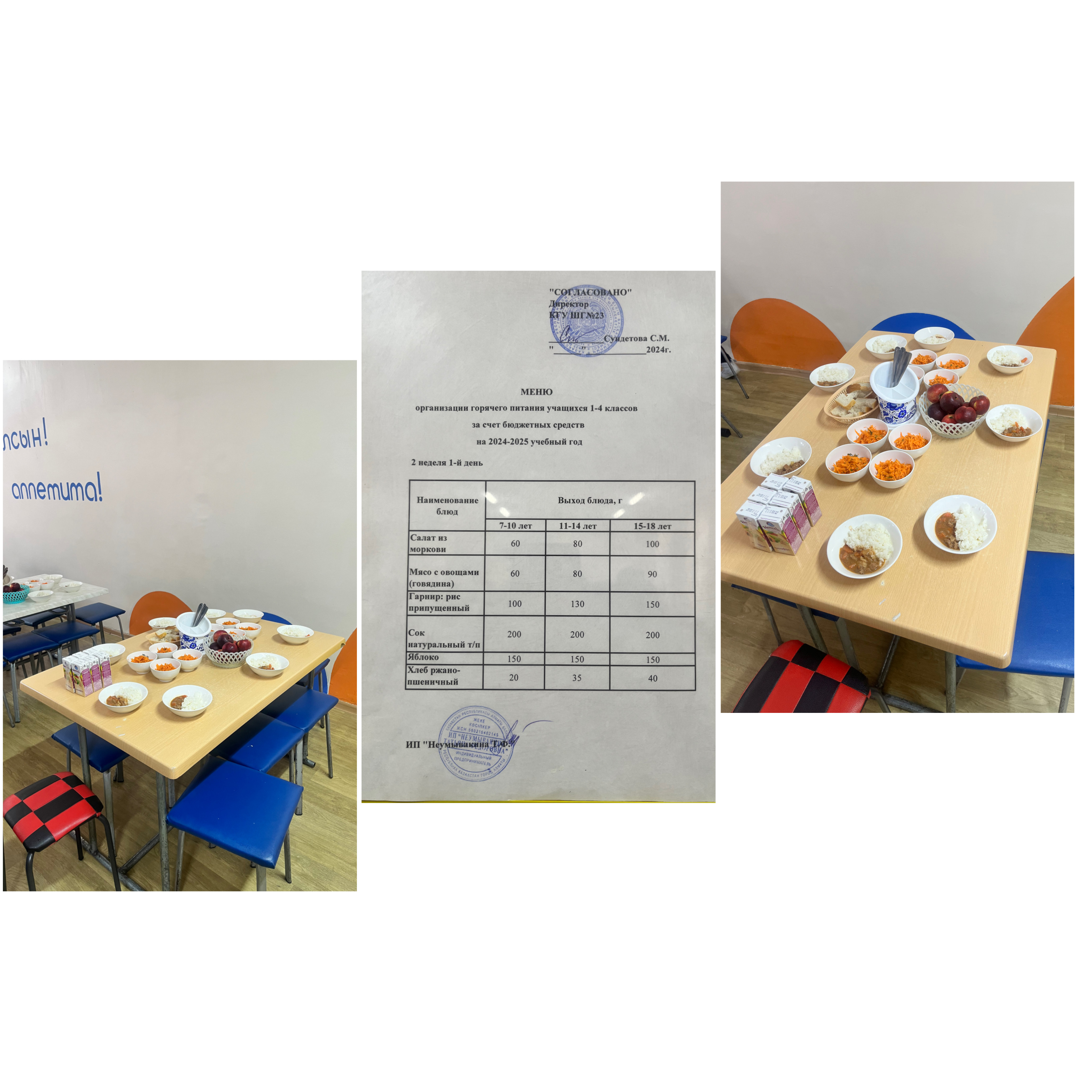 09.12.24. Тегін ыстық тамақтандыруды ұйымдастыру/Организация бесплатного горячего питания