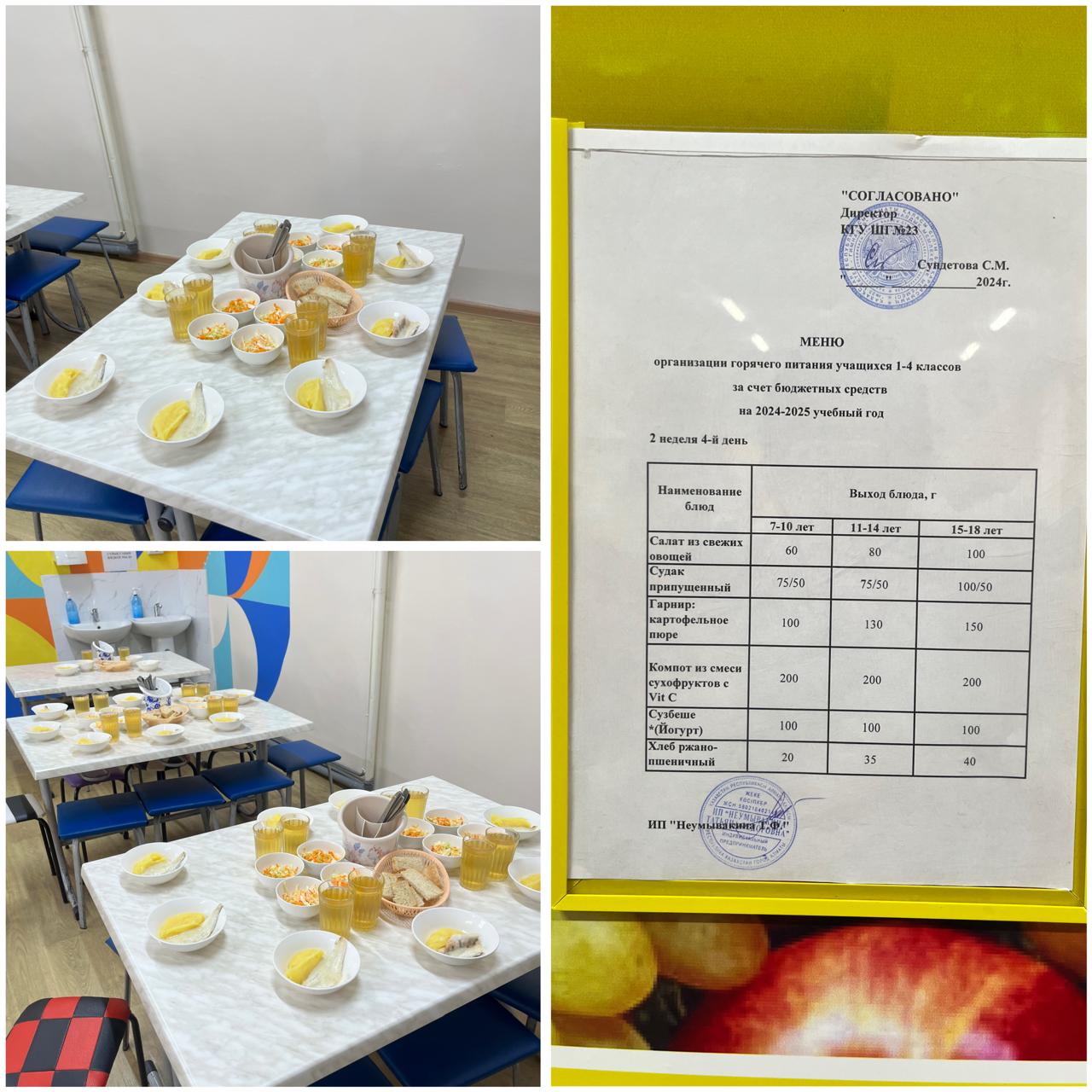 16.01.25. Тегін ыстық тамақтандыруды ұйымдастыру/Организация бесплатного горячего питания