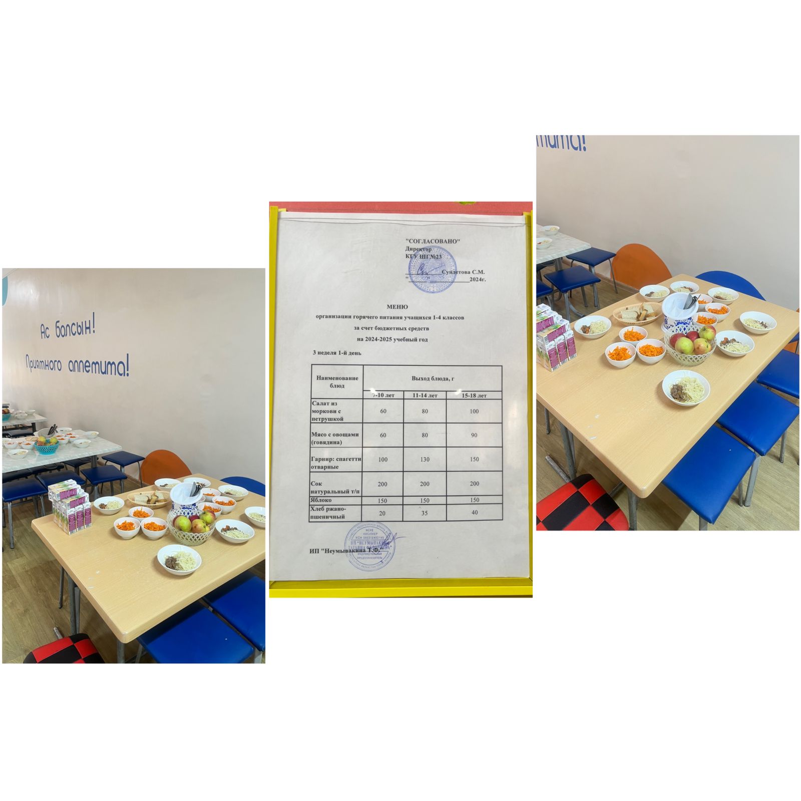 20.01.2025  Тегін ыстық тамақтандыруды ұйымдастыру/Организация бесплатного горячего питания