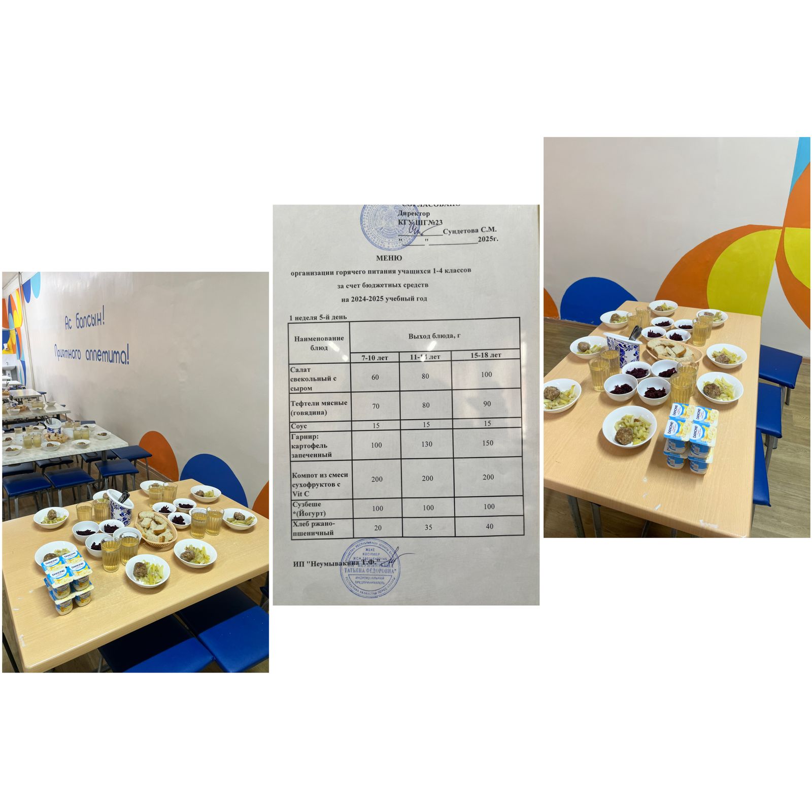 07.03.2025 Тегін ыстық тамақтандыруды ұйымдастыру/Организация бесплатного горячего питания