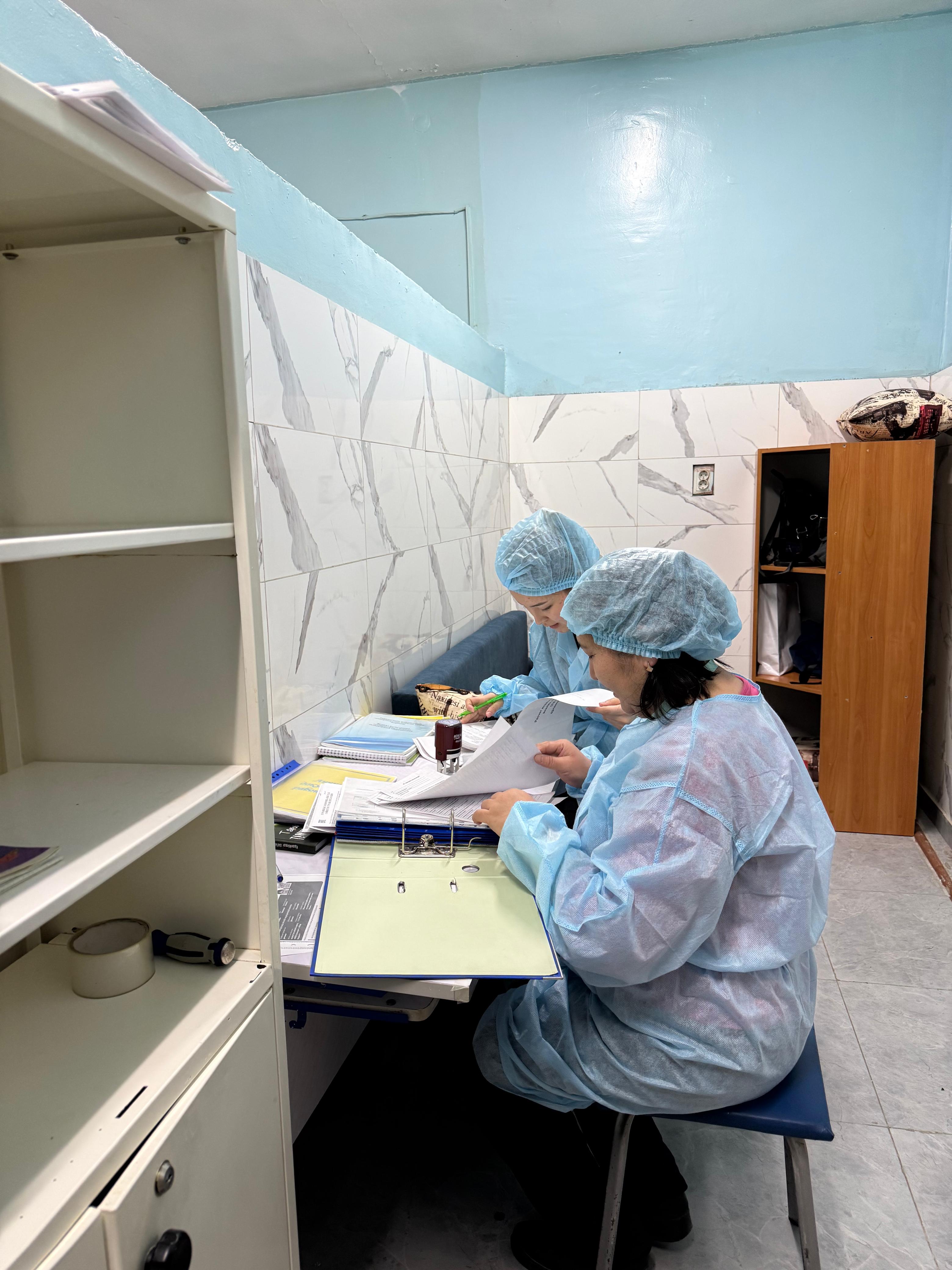 Мектепішілік бақылау аясында мектеп асханасының жұмысына мониторинг жүргізілді